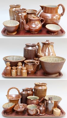 Lot 186 - A Collection of Salt Glazed Stoneware, 19th...