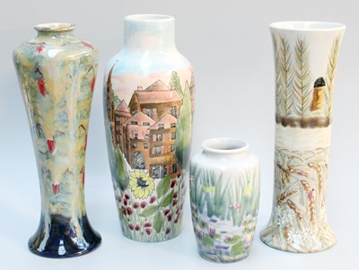 Lot 179 - Four Cobridge Vases, including 'Lower Harts'...