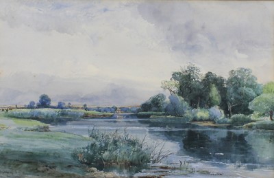 Lot 1053 - W.H.Pearson (19th Century) 'Below Gravesend'...