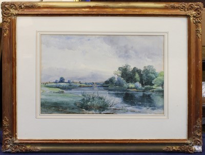 Lot 1053 - W.H.Pearson (19th Century) 'Below Gravesend'...