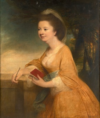 Lot 1162 - John Lucas (1807-1874) Portrait of Mrs Harvey,...