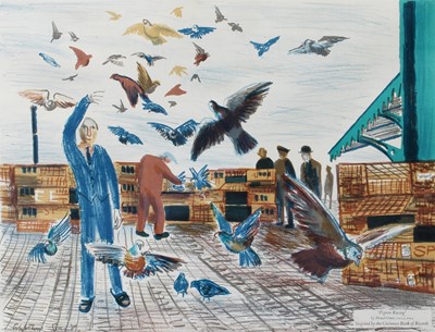 Lot 1115 - Alistair Grant ARCA, RBA (1925-1997) "Pigeon...