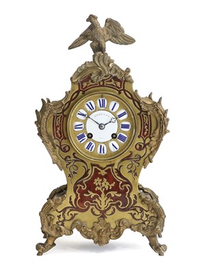 Lot 673 - A French Gilt Metal and Tortoiseshell "Boulle"...