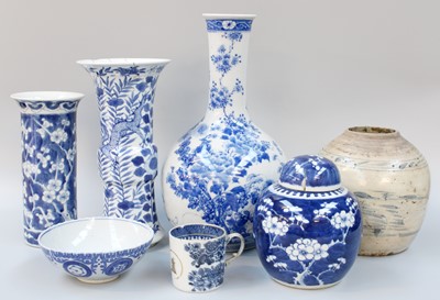 Lot 229 - A Japanese Arita Porcelain Bottle Vase,...