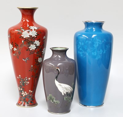 Lot 281 - A Japanese Cloisonne Vase, Ando Workshop,...