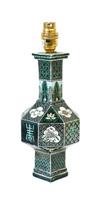 Lot 27 - A Chinese Porcelain Vase, in Kangxi style, of...