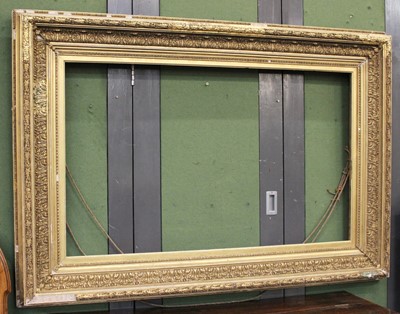 Lot 1221 - A 19th Century Gilt and Gesso Picture Frame,...