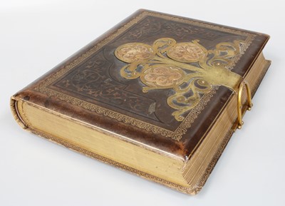 Lot 139 - A Victorian Leather and Brass-Bound Photograph...