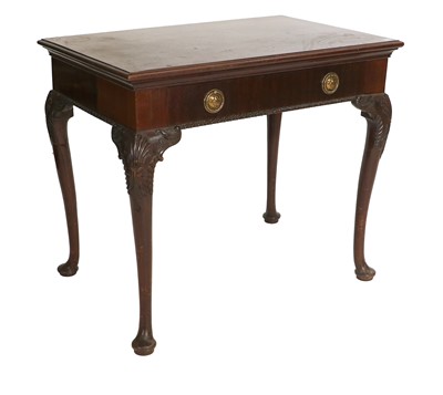 Lot 61 - A George III-Style Carved Mahogany Side Table,...