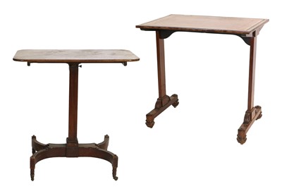 Lot 170 - A Regency Mahogany Trestle Table, circa 1820,...