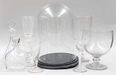 Lot 199 - A Wine Glass, circa 1770, with plain conical...