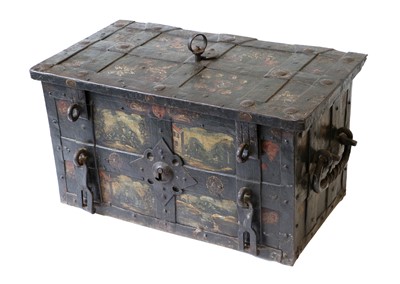 Lot 291 - A Late 17th Century Armada Chest, probably...