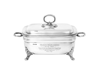 Lot 2140 - A George V Silver Soup-Tureen and Cover