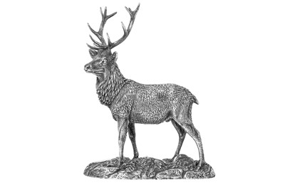 Lot 2169 - An Elizabeth II Silver Model of a Royal Stag