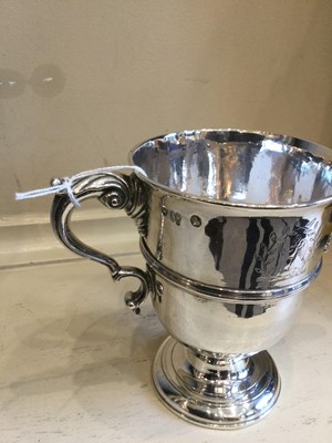 Lot 2021 - A Pair of George III Irish Silver Two-Handled Cups