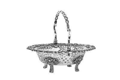 Lot 2126 - A Victorian Silver Sweetmeat-Basket