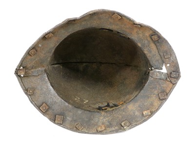 Lot 161 - An English Civil War Period Pikeman's Pot, the...