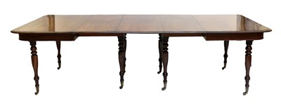 Lot 257 - A Late Regency Mahogany Extending Dining Table,...