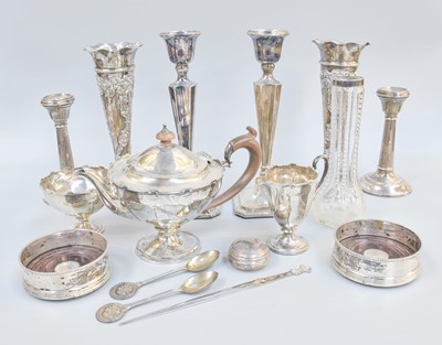 Lot 59 - A Collection of Assorted Silver, including a...