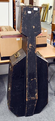 Lot 1193 - An Ebonised Pine Cello Case, early 20th...