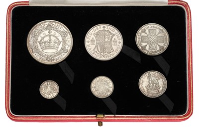 Lot 335 - George V, ' New Type' Proof Set 1927; 6 coin...