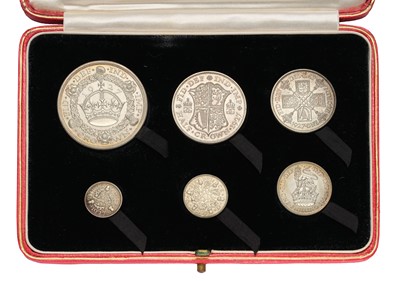 Lot 336 - George V, ' New Type' Proof Set 1927; 6 coin...