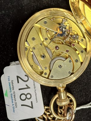 Lot 2187 - Patek Philippe: A Good 18 Carat Gold Half...
