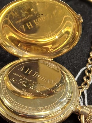 Lot 2187 - Patek Philippe: A Good 18 Carat Gold Half...