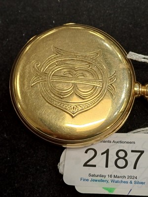 Lot 2187 - Patek Philippe: A Good 18 Carat Gold Half...