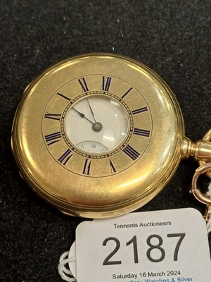 Lot 2187 - Patek Philippe: A Good 18 Carat Gold Half...