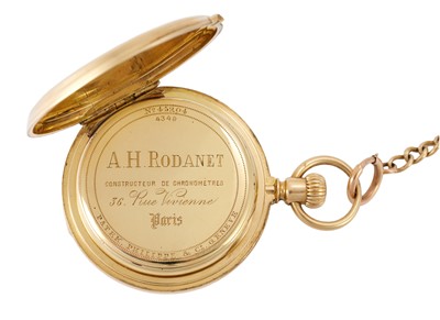 Lot 2187 - Patek Philippe: A Good 18 Carat Gold Half...