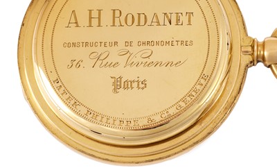 Lot 2187 - Patek Philippe: A Good 18 Carat Gold Half...