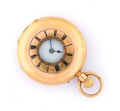 Lot 2322 - Penlington: An 18 Carat Gold Half Hunter Lever...