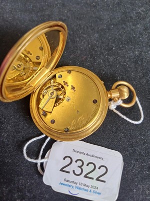 Lot 2322 - Penlington: An 18 Carat Gold Half Hunter Lever...