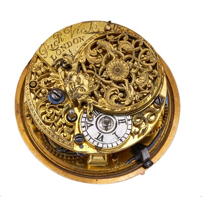 Lot 2188 - Richard Vick: A 22 Carat Gold Pair Cased Verge...