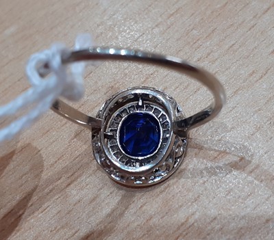 Lot 2325 - An Early 20th Century Sapphire and Diamond...