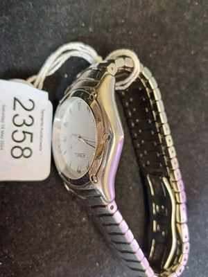 Lot 2358 - Ebel: A Stainless Steel Calendar Centre...