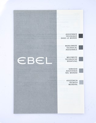 Lot 2358 - Ebel: A Stainless Steel Calendar Centre...