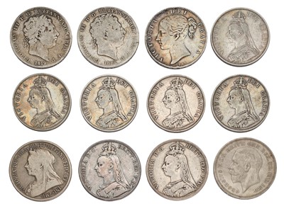 Lot 48 - Assorted Crowns and Double Florins, to include;...