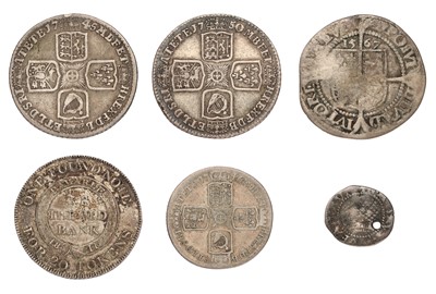 Lot 42 - 3x George II, Silver Coins, comprising;...
