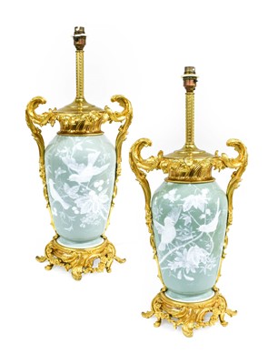 Lot 135 - A Pair of French Gilt-Metal-Mounted...