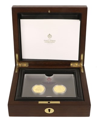 Lot 297 - East India Company, Gold Proof Two-Coin Set...