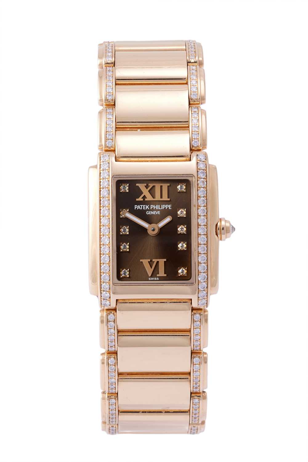Lot 2193 - Patek Philippe: A Fine Lady's 18 Carat Rose...