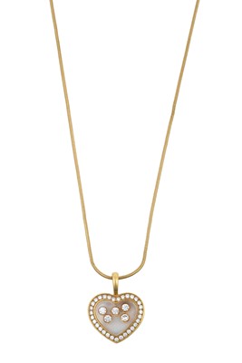 Lot 2269 - A 'Happy Diamond' Pendant on Chain, by Chopard...