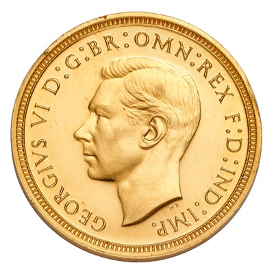 Lot 255 - George VI, Proof Half Sovereign 1937, plain...