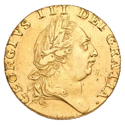 Lot 165 - George III, Guinea 1787, fifth laureate head,...