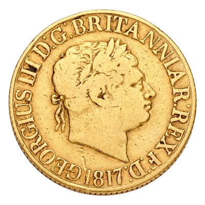 Lot 167 - George III, Sovereign 1817, (Marsh 1, S.3785)...