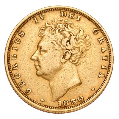 Lot 170 - George IV, Sovereign 1830 (Marsh 10, S.3801);...