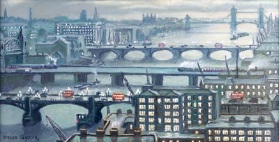 Lot 536 - Steven Scholes (b.1952) "Tower Bridge, London,...