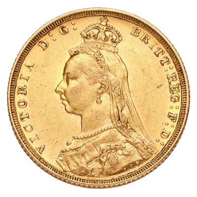 Lot 194 - Victoria, Sovereign 1890M, Melbourne Mint;...